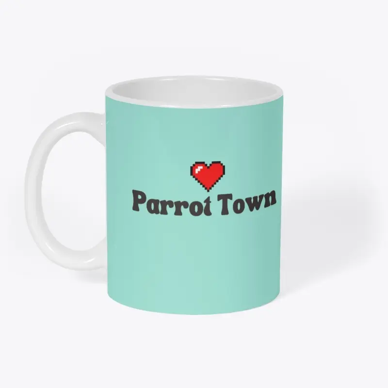 Parrot Town Pixel Heart