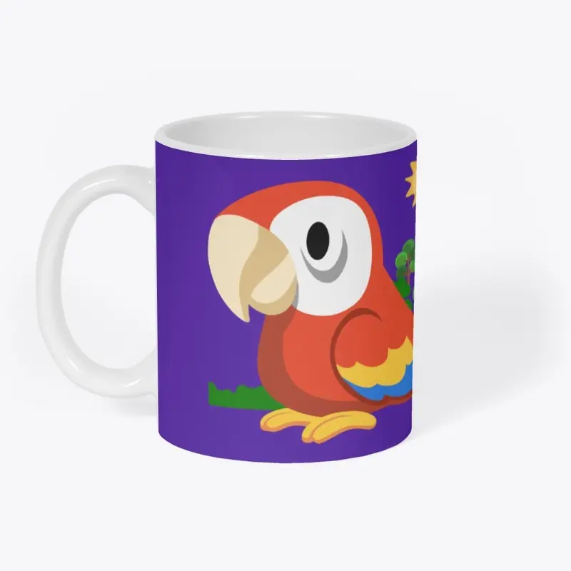 Chibi Macaw Mugs