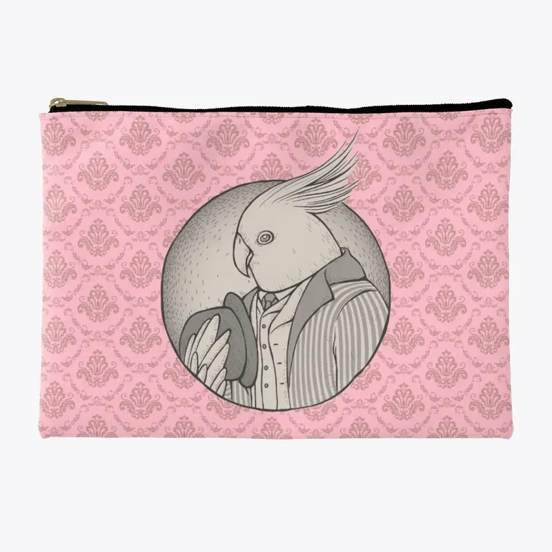 Gentleman Birb Zipper Pouch